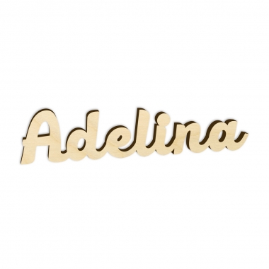 Decor nume Adelina debitat laser